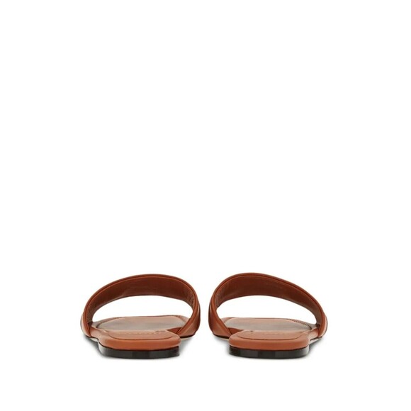 Salvatore Ferragamo Brown Sandals with Gold Buckle - Picture 3 of 7